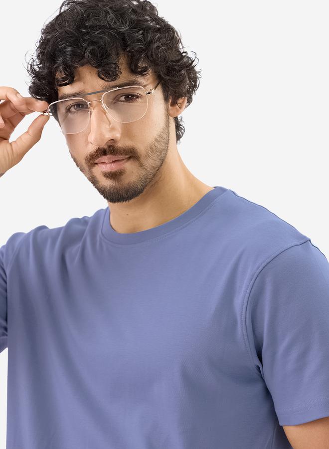 ذا سوليد ستور تيشيرت انترلوك سادة بأكمام قصيرة - Image 5